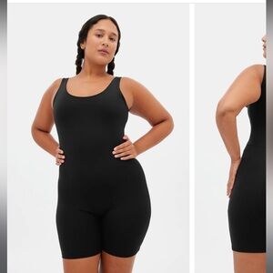 Girlfriend Collective Black Bike Unitard